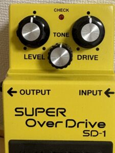 boss sd-1 コントロール部